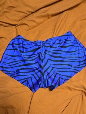 Derby Skinz Purple Zebra Stripe Athletic Shorts